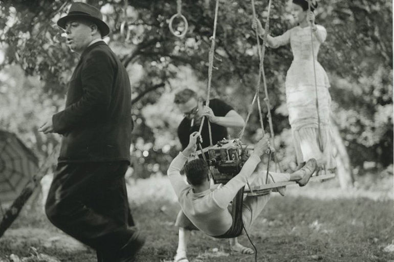  Jean Renoir en el rodatge de Un día de campo (Partie de Campagne, Jean Renoir, 1936)